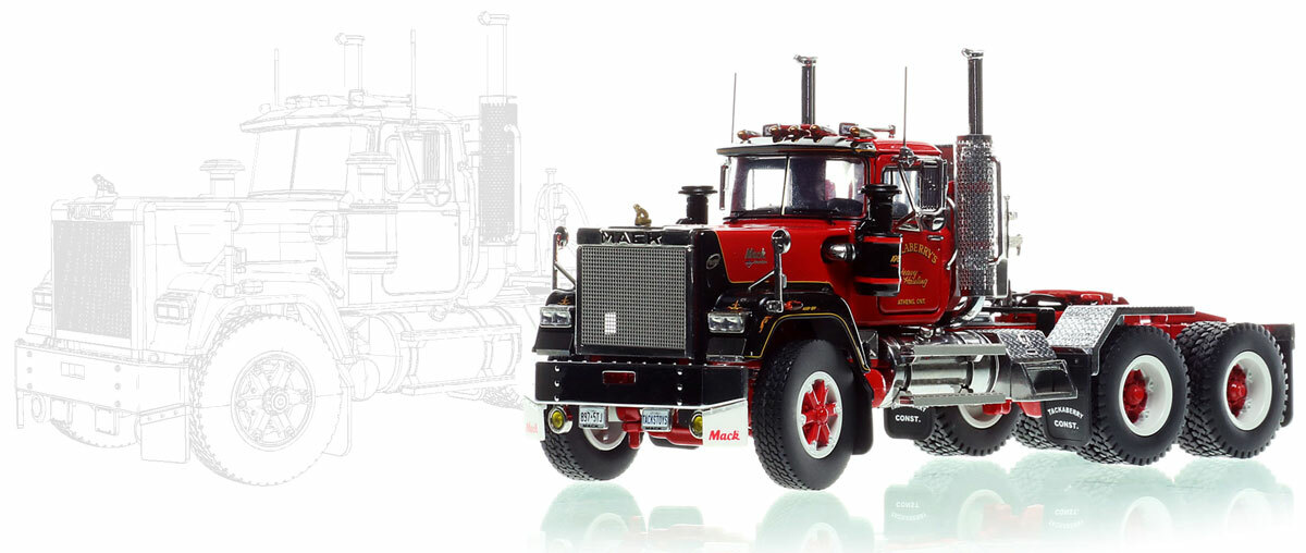  Tackaberry's Heavy Hauling 1987 Mack Superliner Tandem Axle Tractor