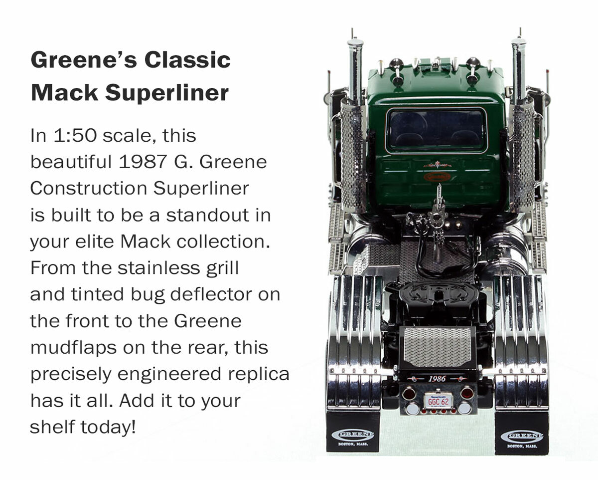 G. Greene Construction 1986 Mack Superliner Tandem Axle Tractor Dimensions