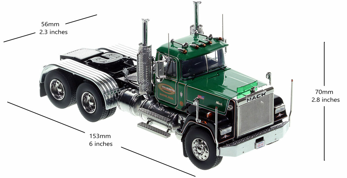 G. Greene Construction 1986 Mack Superliner Tandem Axle Tractor Specs