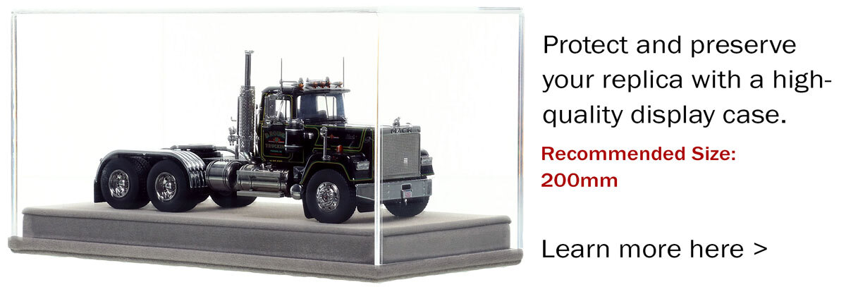 Display Case for D. Rounds Trucking 1988 Mack Superliner Tandem Axle Tractor