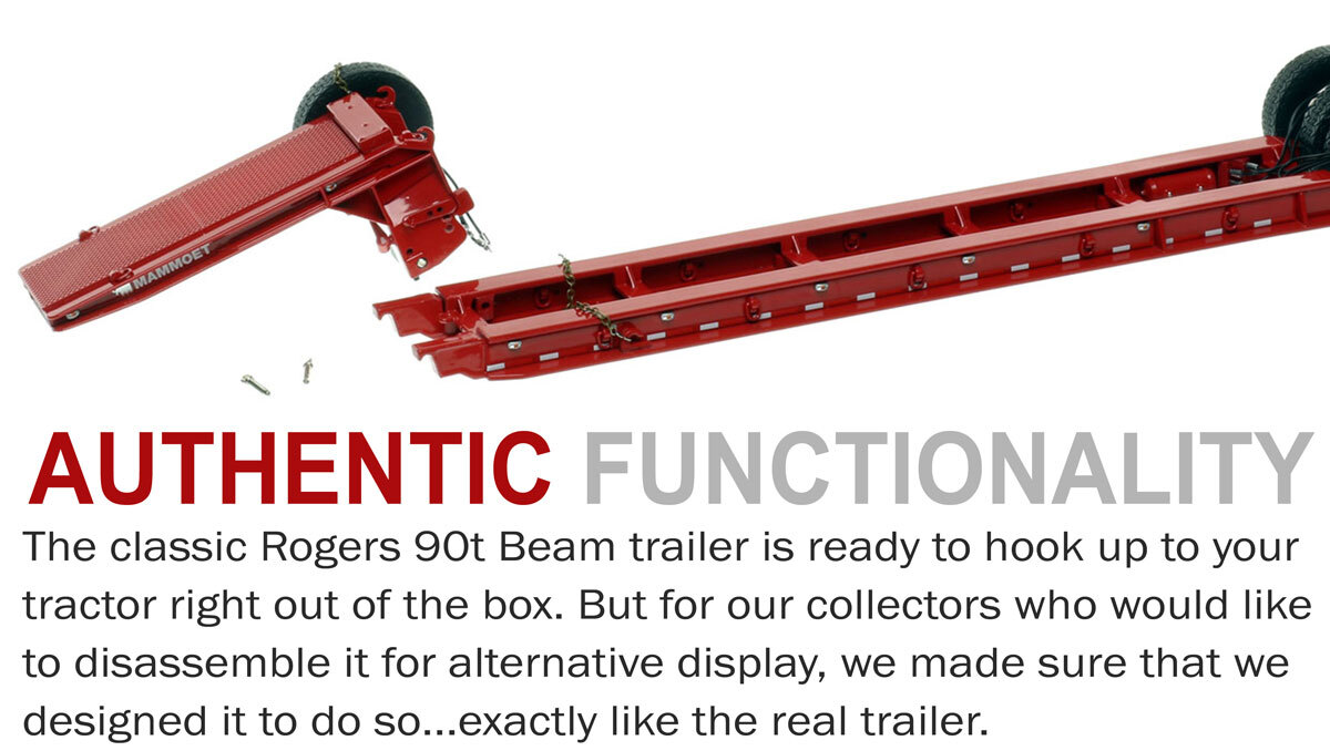 Functionality of 1950s Rogers 90-Ton Beam Trailer - Mammoet