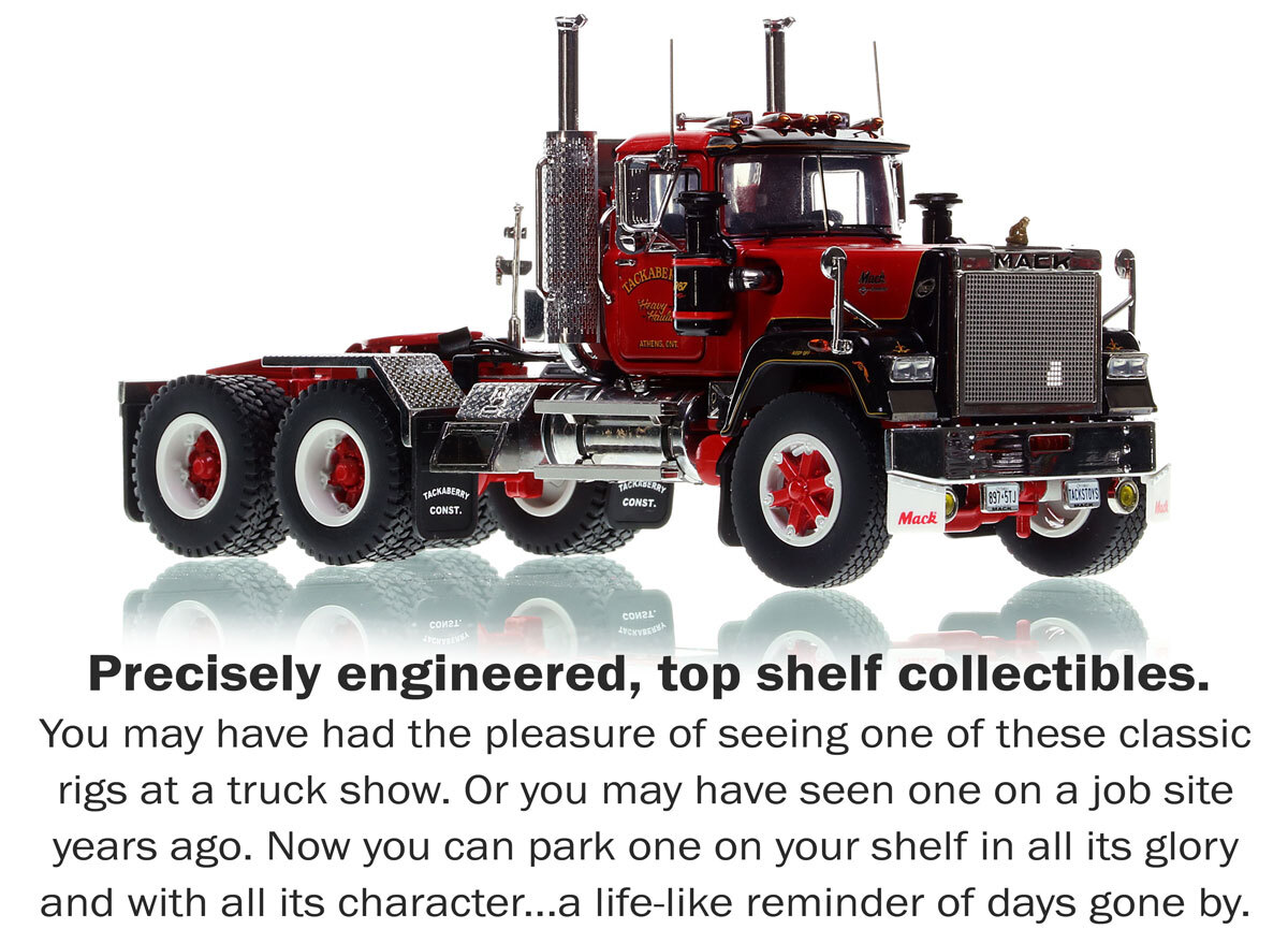 Heavy Haul Replicas are 1:50 scale, fully functional, authentically engineered replicas