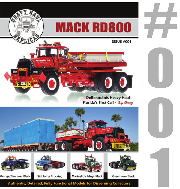 Heavy Haul Replicas Issue 1 features the Mack RD800