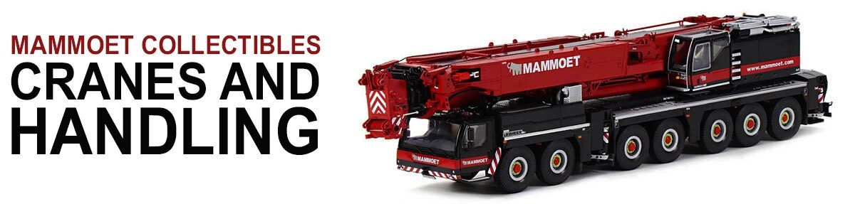 1:50 scale fully functional diecast models of Mammoet Cranes and Handling by Mammoet Collectibles