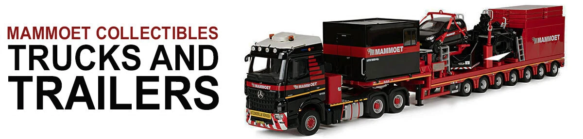 1:50 scale fully functional diecast models of Mammoet Trucks and Trailers by Mammoet Collectibles