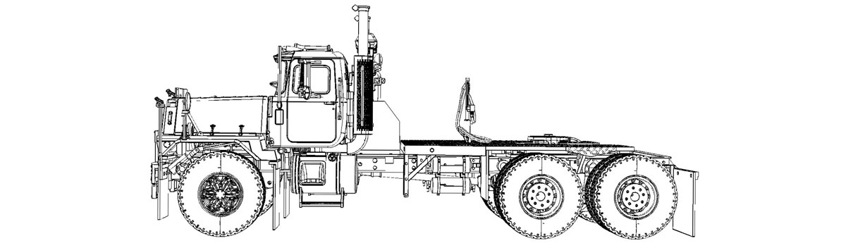 Build your Mack RD800 1:50 scale model with Heavy Haul Replicas