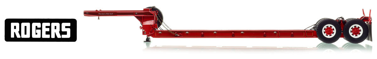 1:50 scale diecast models of Rogers 90-Ton Beam Trailers