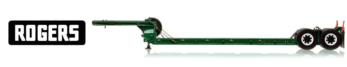 1:50 scale diecast models of Rogers 90-Ton Beam Trailers
