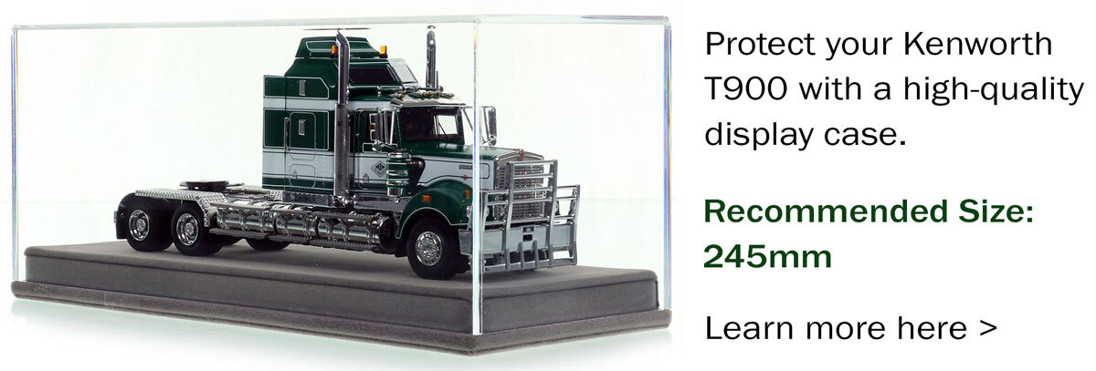 Display case for 1:50 scale model of  Kenworth T900 Tandem Axle Tractor - Hi-Quality Group AU