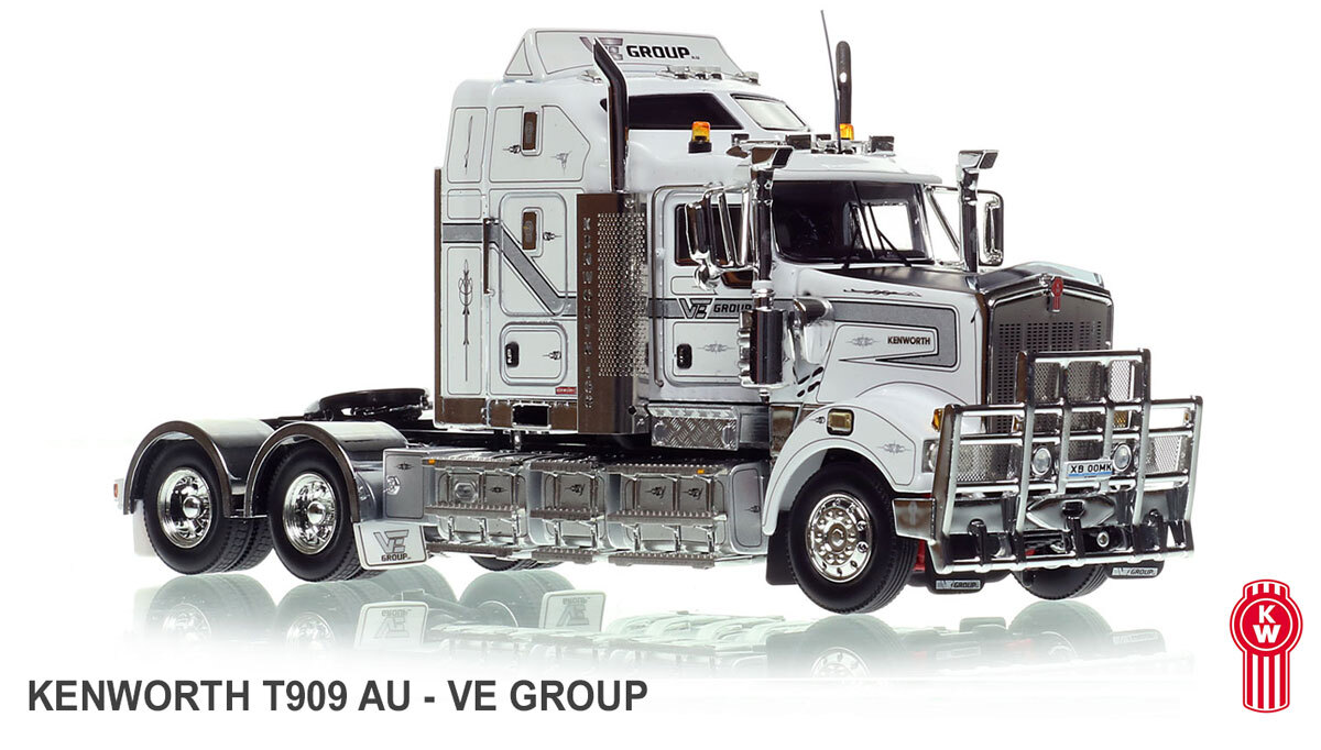 1:50 scale diecast model of Kenworth T909 Tandem Axle Tractor - VE Group AU