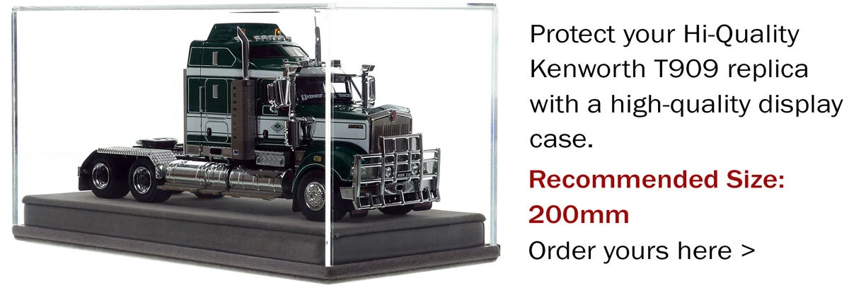display case for 1:50 scale diecast model of Kenworth T909 Tandem Axle Tractor - Hi-Quality Group AU