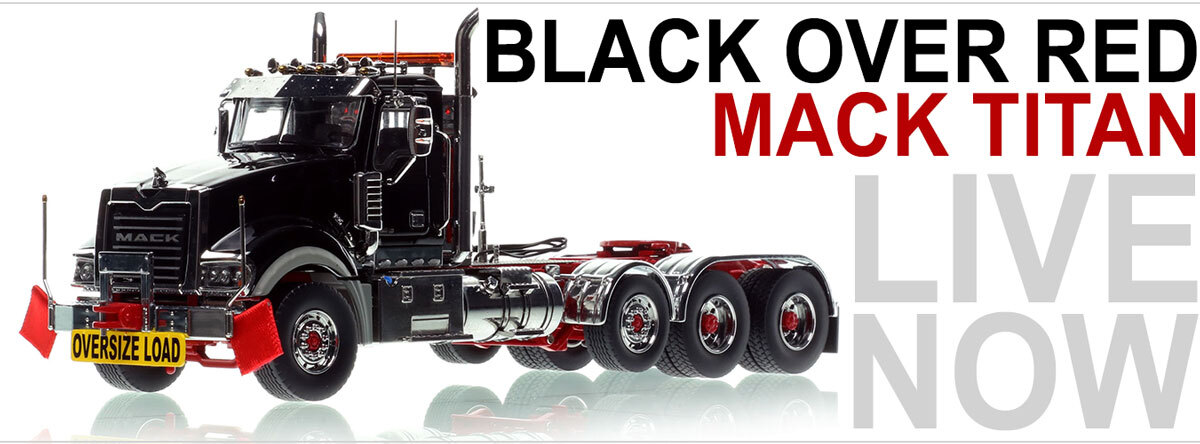 Mack Titan in black over red is now available to order!