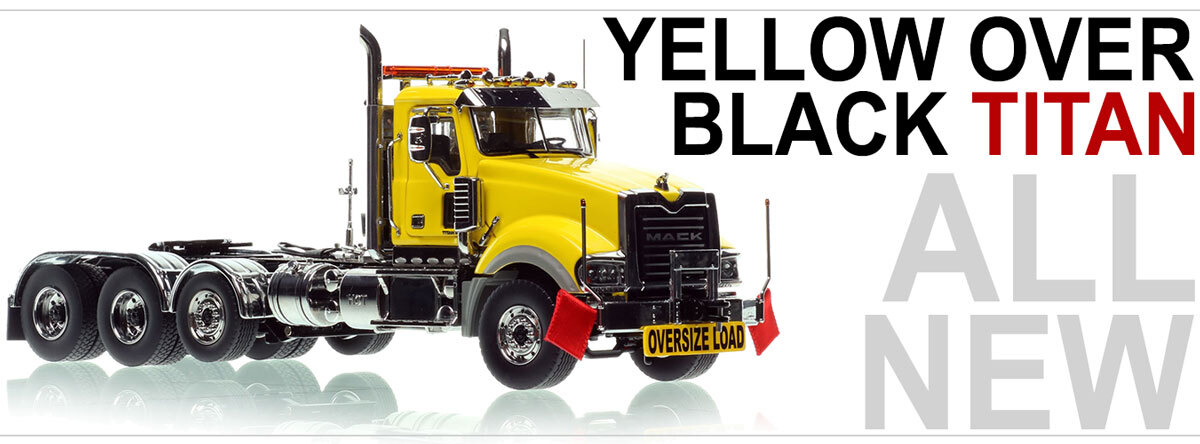 Mack Titan in yellow over black is now available to order!
