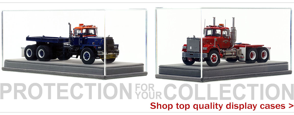 Heavy Haul Replicas display cases