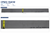 CPM 154CM PM knife steel strip, 0.250 inch thick x 3 inch wide