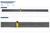 MagnaMax™ PM stainless knife steel strip, 0.156 inch thick x 2 inch wide