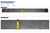 MagnaMax™ PM stainless knife steel strip, 0.250 inch thick x 3 inch wide