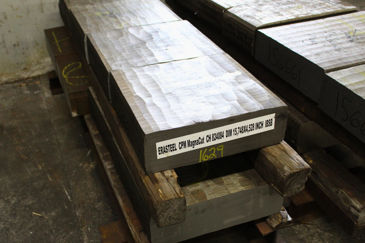 CPM MagnaCut steel cut billet at Niagara Specialty Metals
