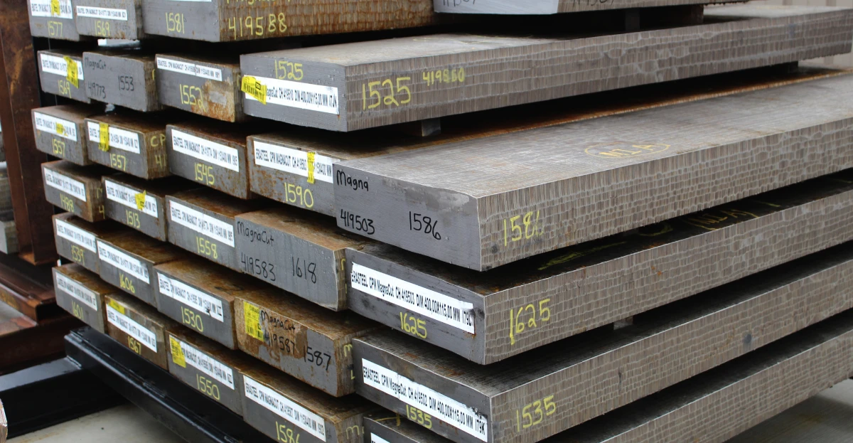 CPM MagnaCut steel billets at Niagara Specialty Metals