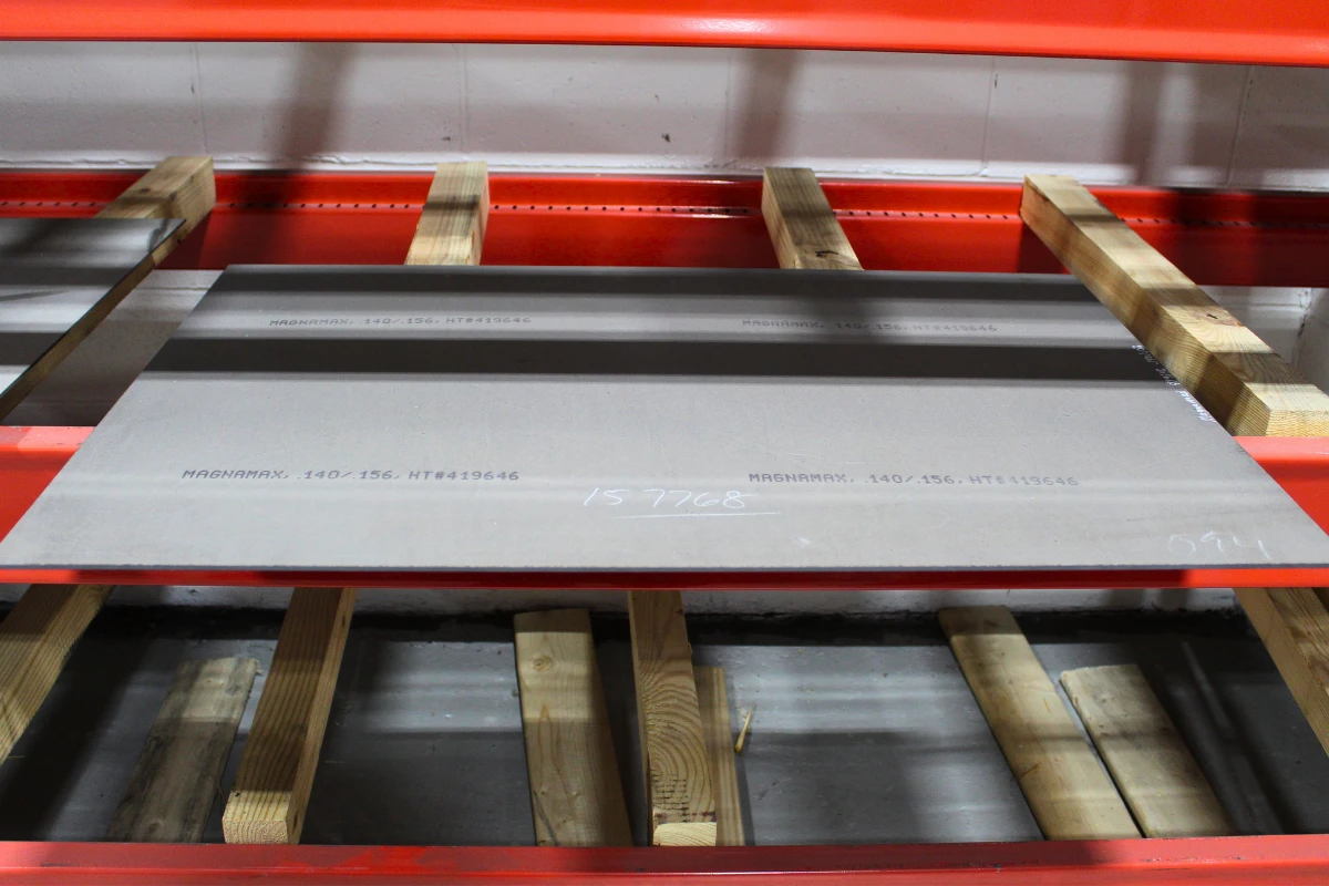 MagnaMax steel sheet inventory at Niagara Specialty Metals