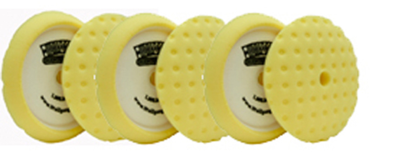 CCS 7.5 inch Yellow Cutting Pad 6 Pack 