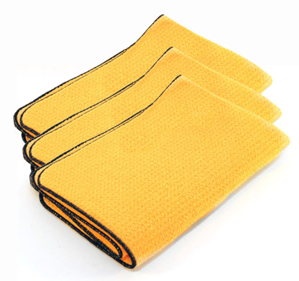 3 Pack Cobra Gold Plush XL Microfiber Towel, 25 x 36 inches