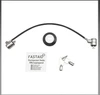 Device to Stand Security Tether Lock , Two Keys 8" (Black)