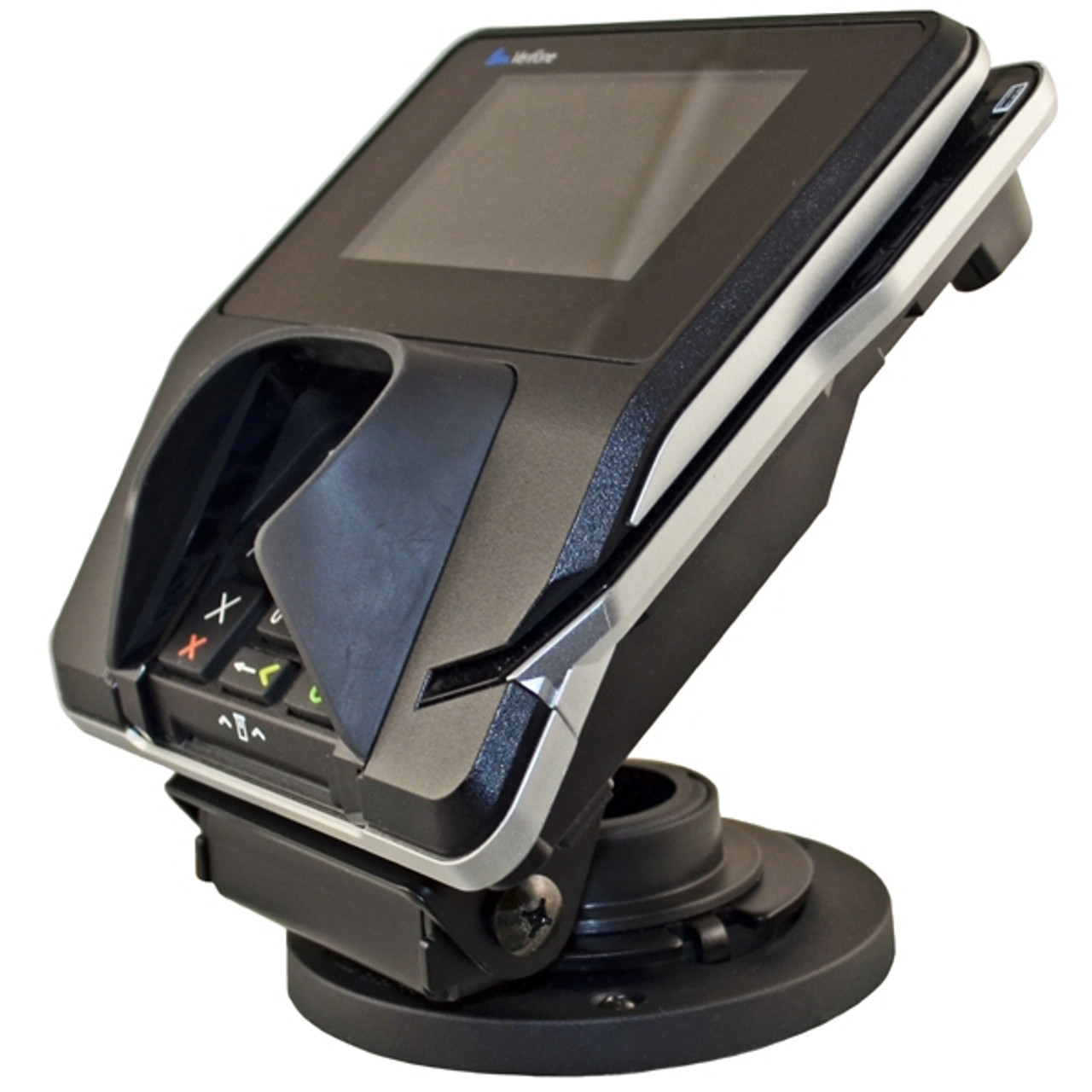 VeriFone MX925 Credit Card Stand Open Hole Flip Up by Swivel Stands