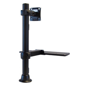 POS Monitor Mount With Keyboard Tray 24 