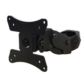 POS Articulating Arm Single Pivot Flat Panel Monitor Mount Pole Clamp