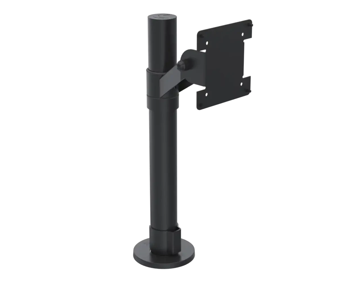 SpacePole Angled 75/100 VESA Display Mount on 400MM (15.75 Inch) Steel Pole