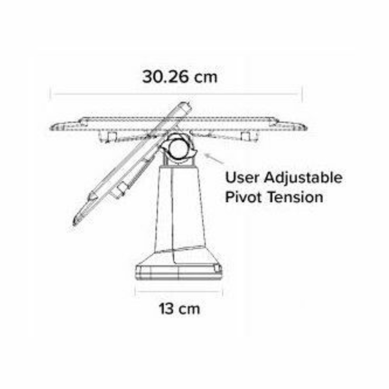 Ingenico Lane 3000, 3600, 7000,  8000 & DESK 1500 Tailwind FlexiPole Plus Locking Stand