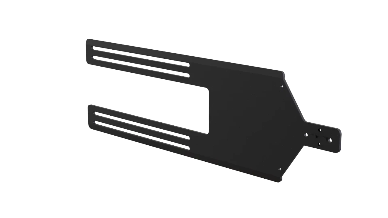 Kiosk straight bracket Landscape 15 to 22"