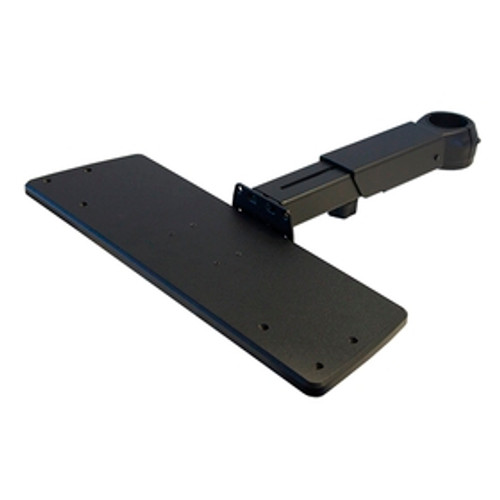 POS Keyboard Tray Arm Telescoping Length Rotating Clamp