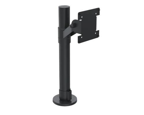 SpacePole Angled 75/100 VESA Display Mount on 400MM (15.75 Inch) Steel Pole