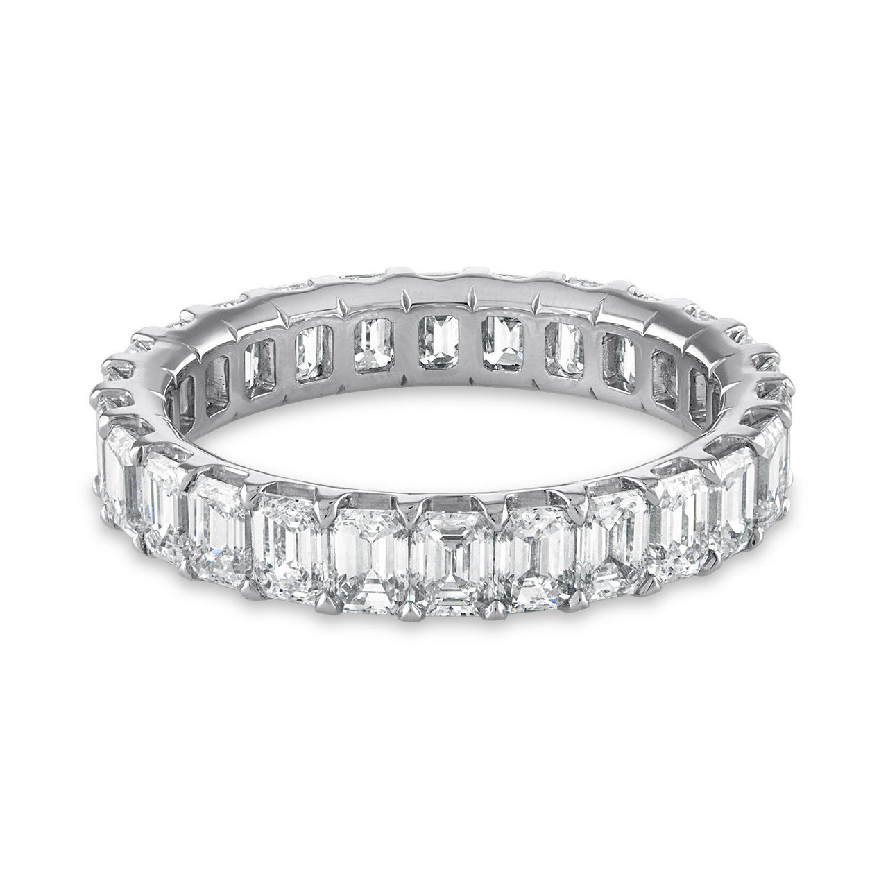 Kwiat | Eternity Wedding Ring with Radiant Diamonds in Platinum - Kwiat
