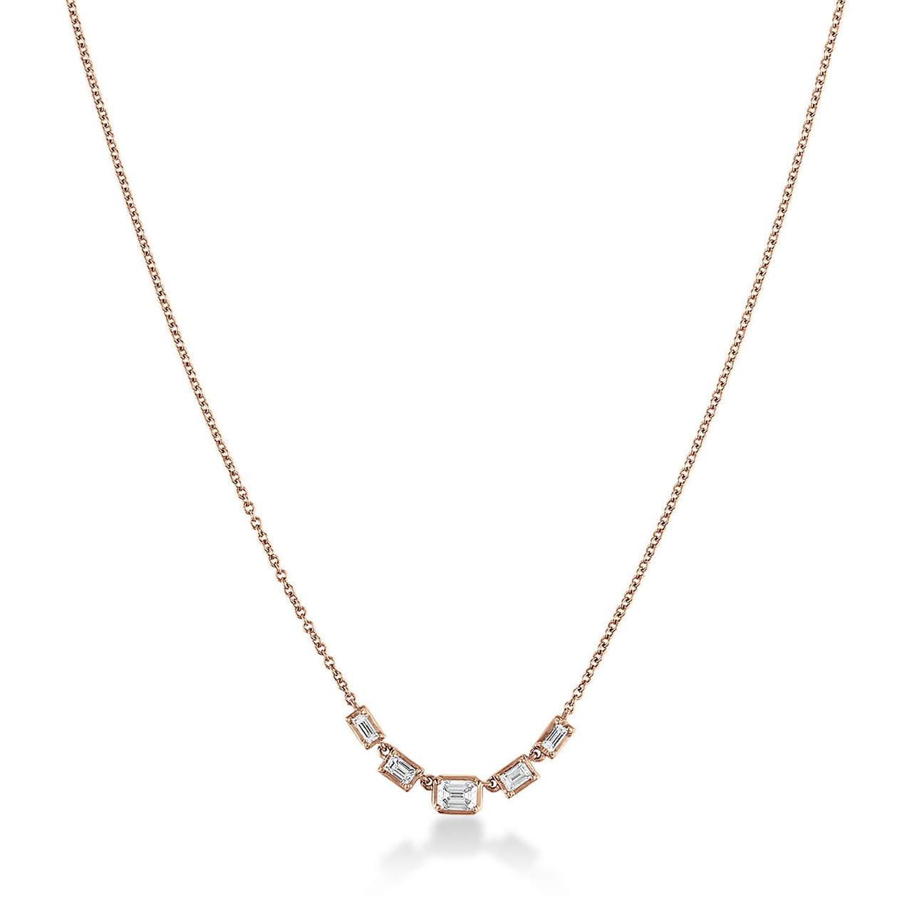 5 Stone Diamond Necklace | Lindsey Scoggins Studio
