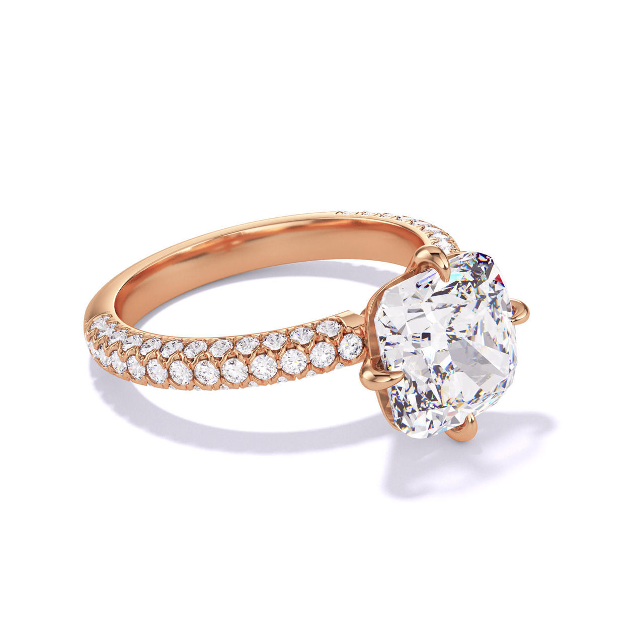 12 natural diamonds 585 rose gold ring in NY