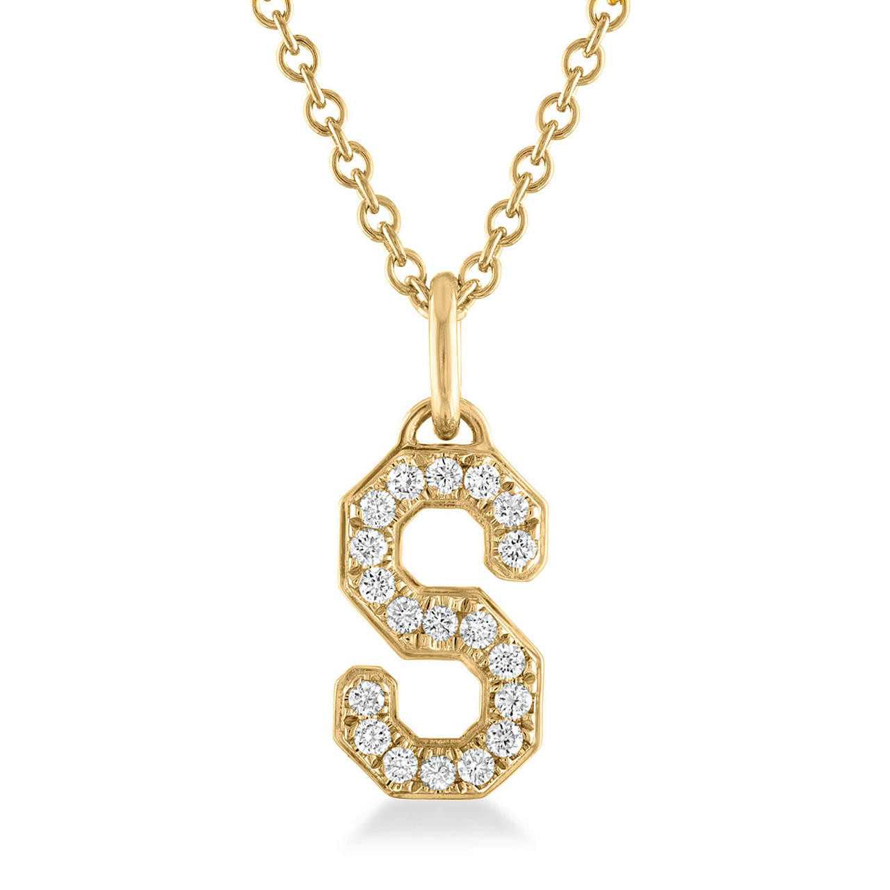 Alex Woo letter S Initial Charm Necklace – Alex Woo Jewelry