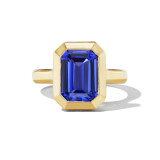 bezel-set-emerald-cut-tanzanite-ring