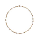 classic LS goddess chain in 18 karat gold; charm necklace chain