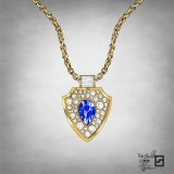 Shield-necklace-with-pear-shaped-sapphire