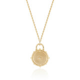 The FINDER diamond and gold pendant on chain