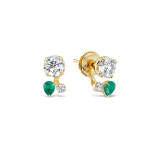emerald-and-diamond-stud-earrings