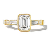 Custom Design Story: An Emerald Cut Engagement Ring with Baguettes