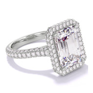 Our Favorite Celebrity Emerald Cut Diamond Engagement Rings + 17 Similar Styles to Shop