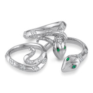 Custom Design Story: Diamond Snake Rings