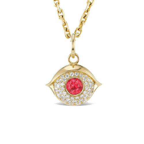 Buy Simsum Jewellery Rose Diamond Evil Eye Large Necklace for Women Online  @ Tata CLiQ Luxury