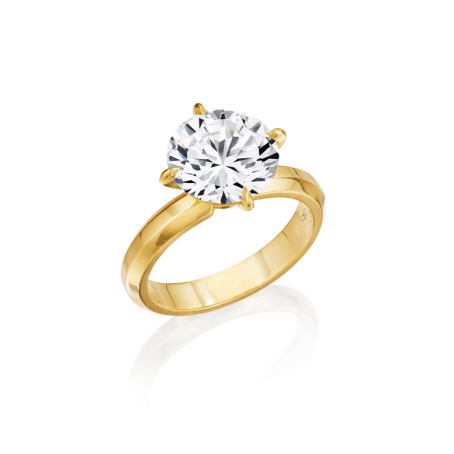 Round Diamond Engagement Ring | Lindsey Scoggins