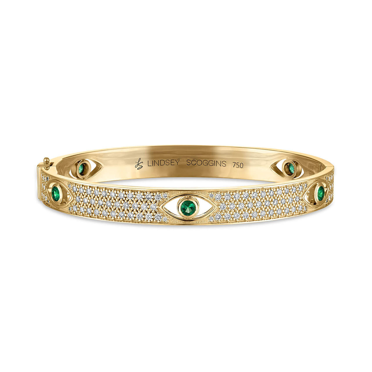 Fancy Evil Eye Bangle – Jenny Schu